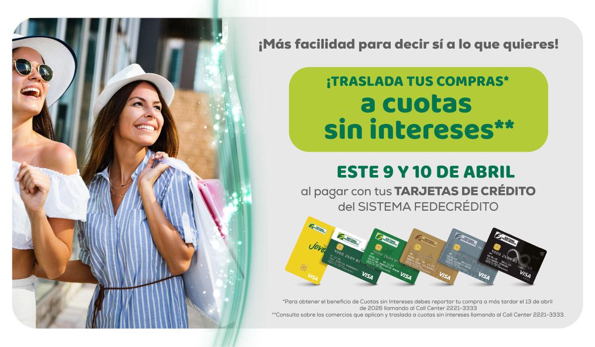CUOTAS SIN INTERESES